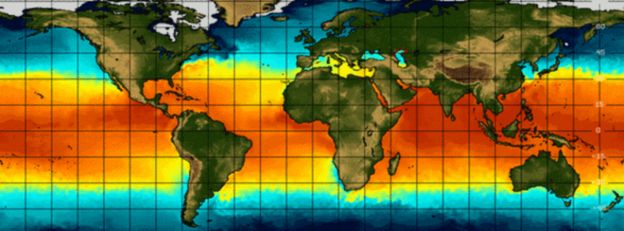 Eventos de Super El Niño ocorreram em 1982, 1998 e 2015.