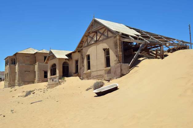 natureza invade casas na Namíbia