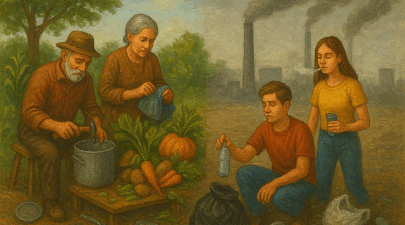 Nossos antepassados eram sustentáveis. Nós é que somos predatórios